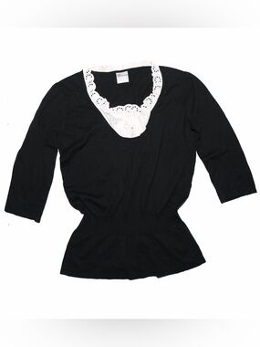 Valentino Red Black Blouse